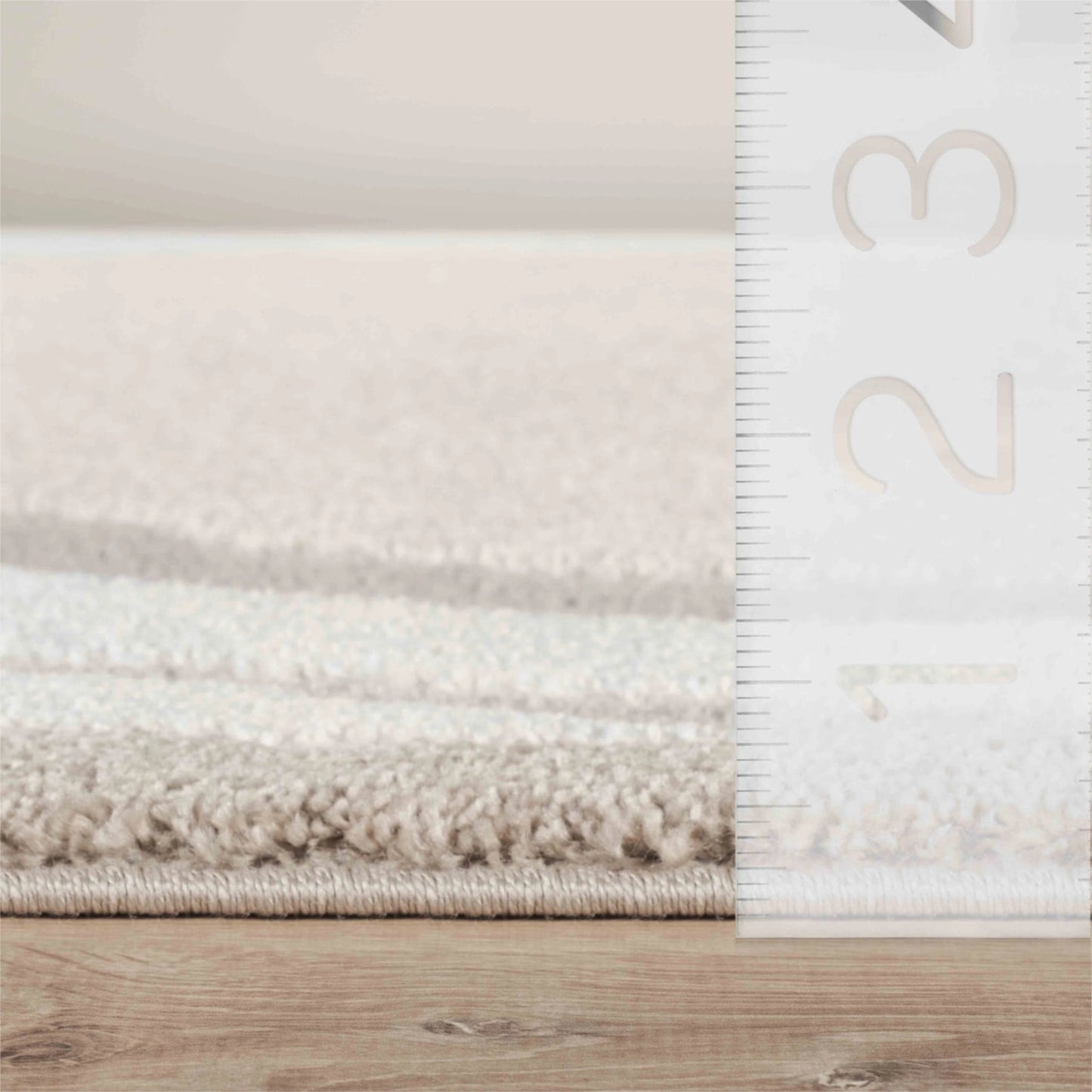 Organic Shape Neutral Area Rug-8'x10"