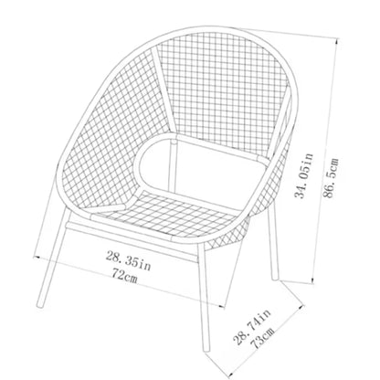 Green & Gray Outdoor Chairs SET OF 2