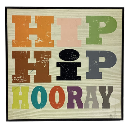 Small Wall Art - Hip Hip Hooray