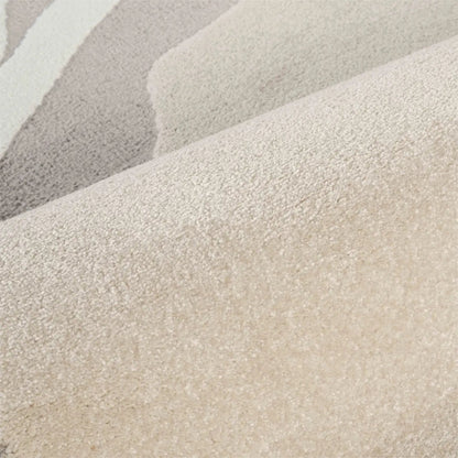 Organic Shape Neutral Area Rug-8'x10"
