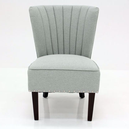 Gray wingback chair Set of 2