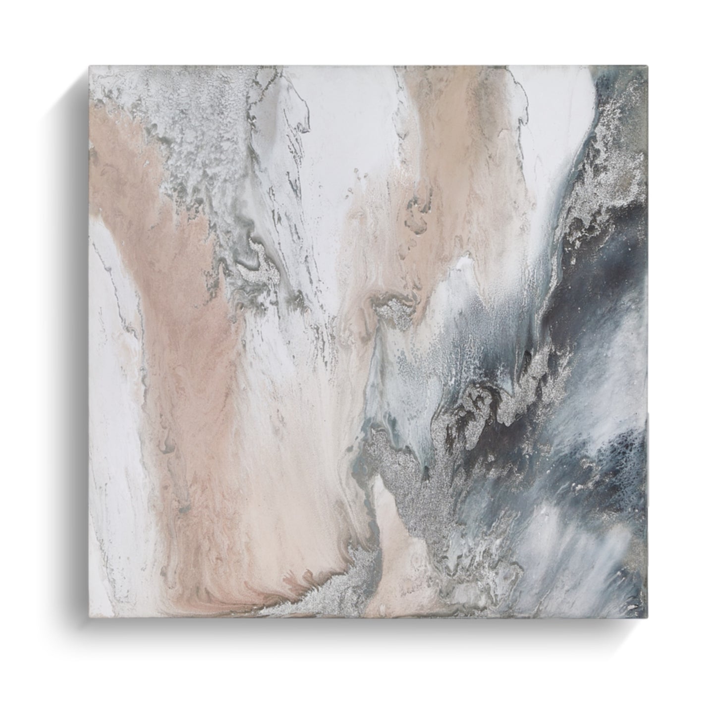 Textured Abstract Seascape Canvas-30” x 30”