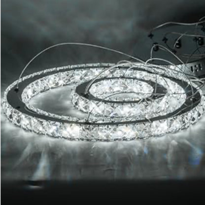 Double Ring Cyrstal Chandelier