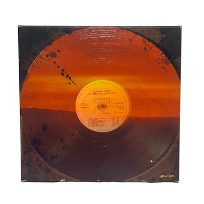 Johnny Cash Record Canvas