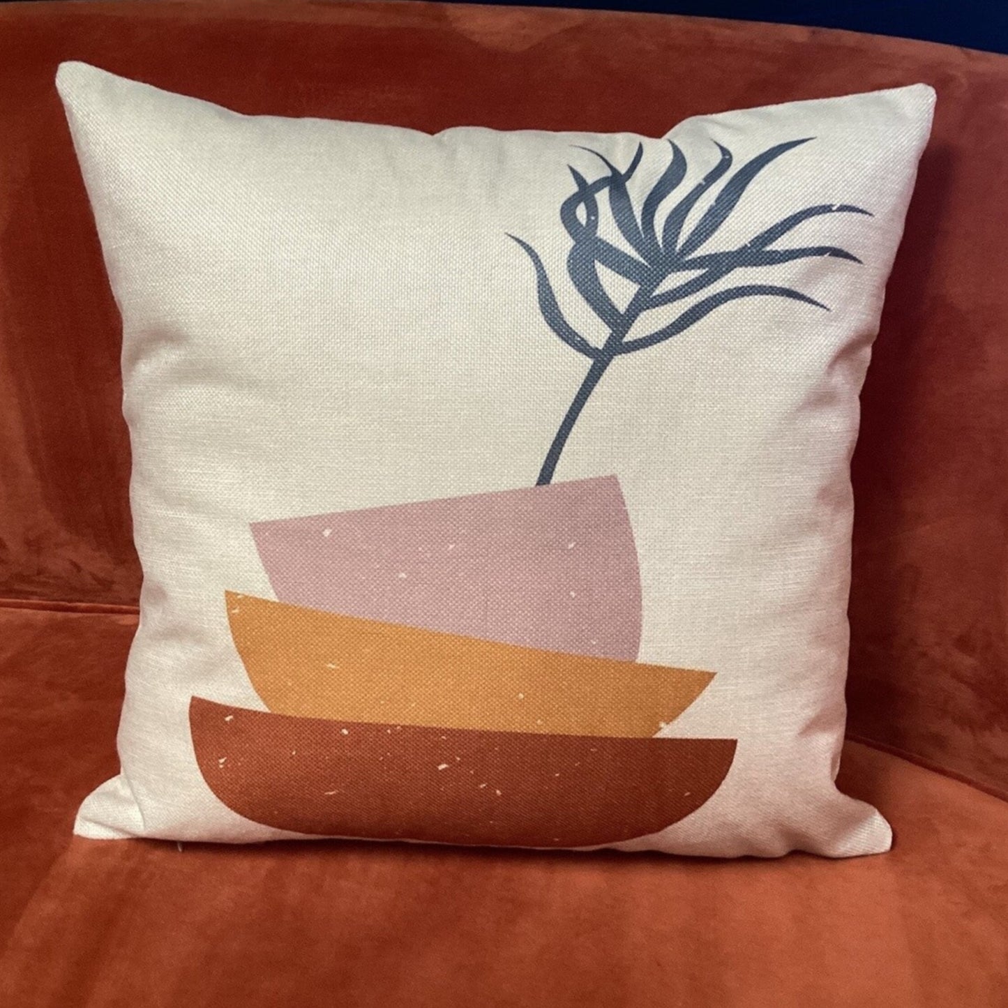 Flower Abstract Throw Pillow Set of 2