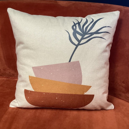 Flower Abstract Throw Pillow Set of 2