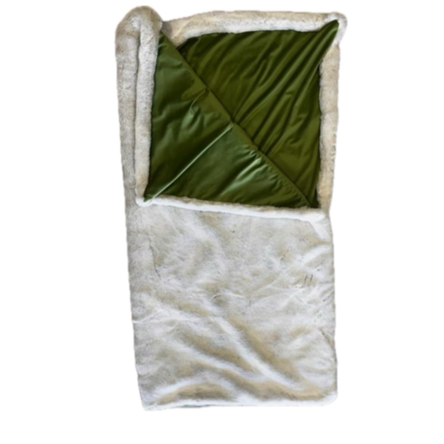 Reversible Faux Fur Throw-OPEN BOX