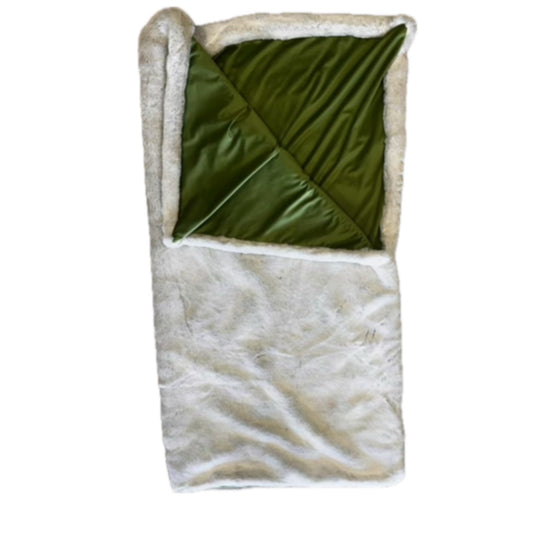 Reversible Faux Fur Throw-OPEN BOX