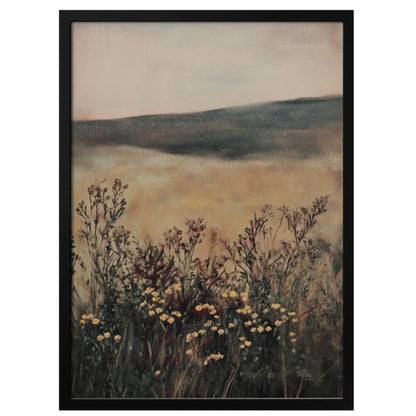 Landscape Flower Wall Art - 18” x 24”