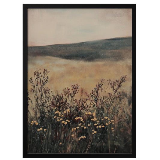 Landscape Flower Wall Art - 18” x 24”