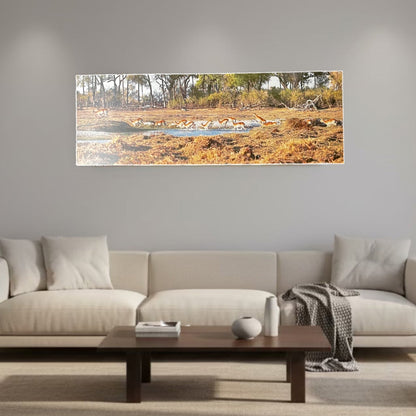 African Savannah Majesty: Metal Wall Art