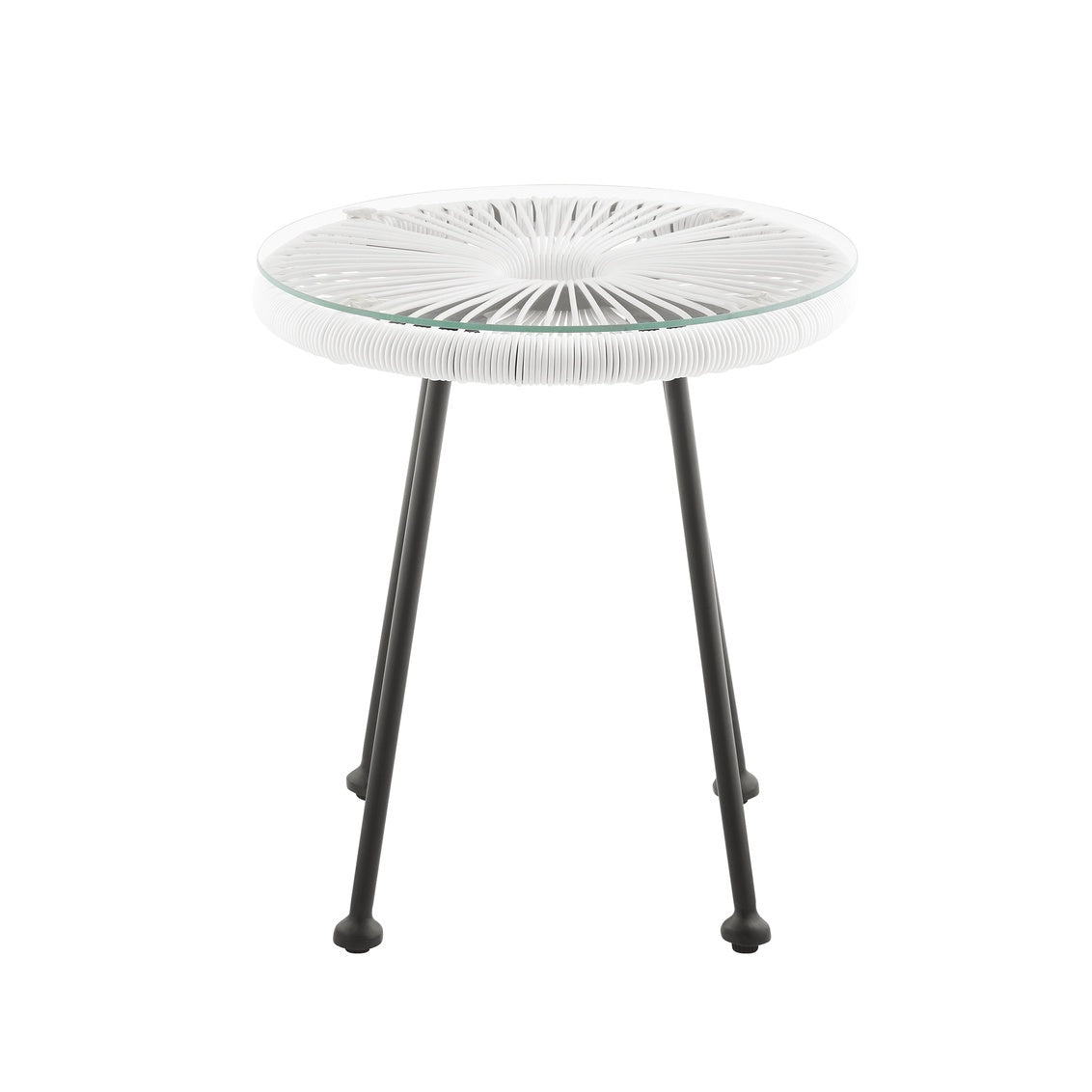 White Outdoor Side Table- Local Pick Up or Local Delivery Only