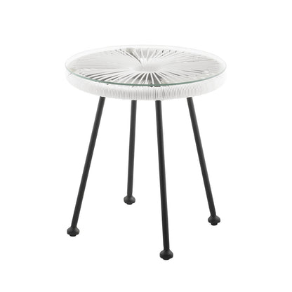 White Outdoor Side Table- Local Pick Up or Local Delivery Only