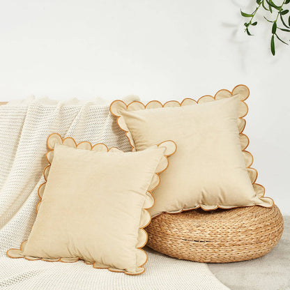 Bri Bri Pillow Covers (2-Pack) - Cream: 20x20 inch