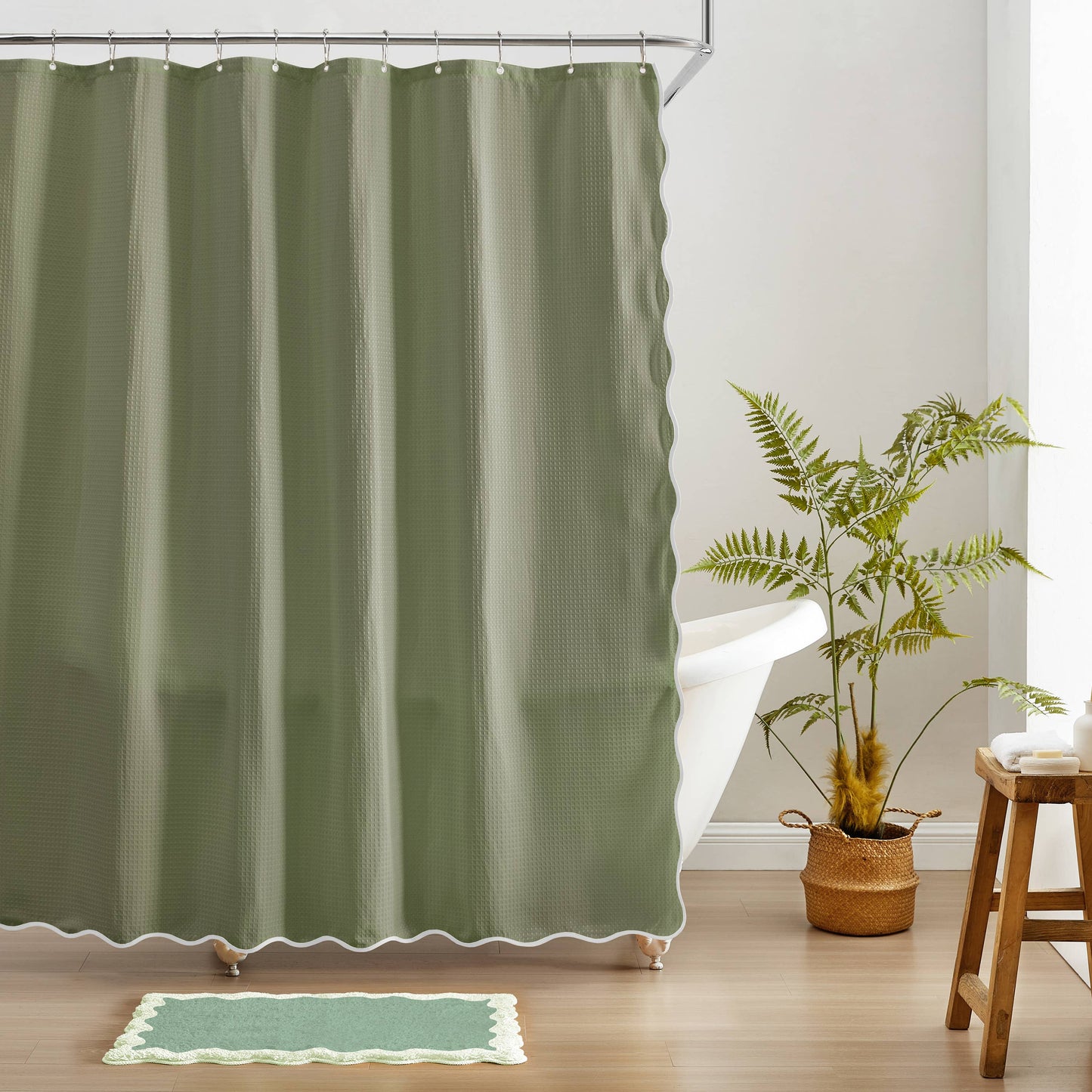 Sage Wave Bath Mat- 16"x24"