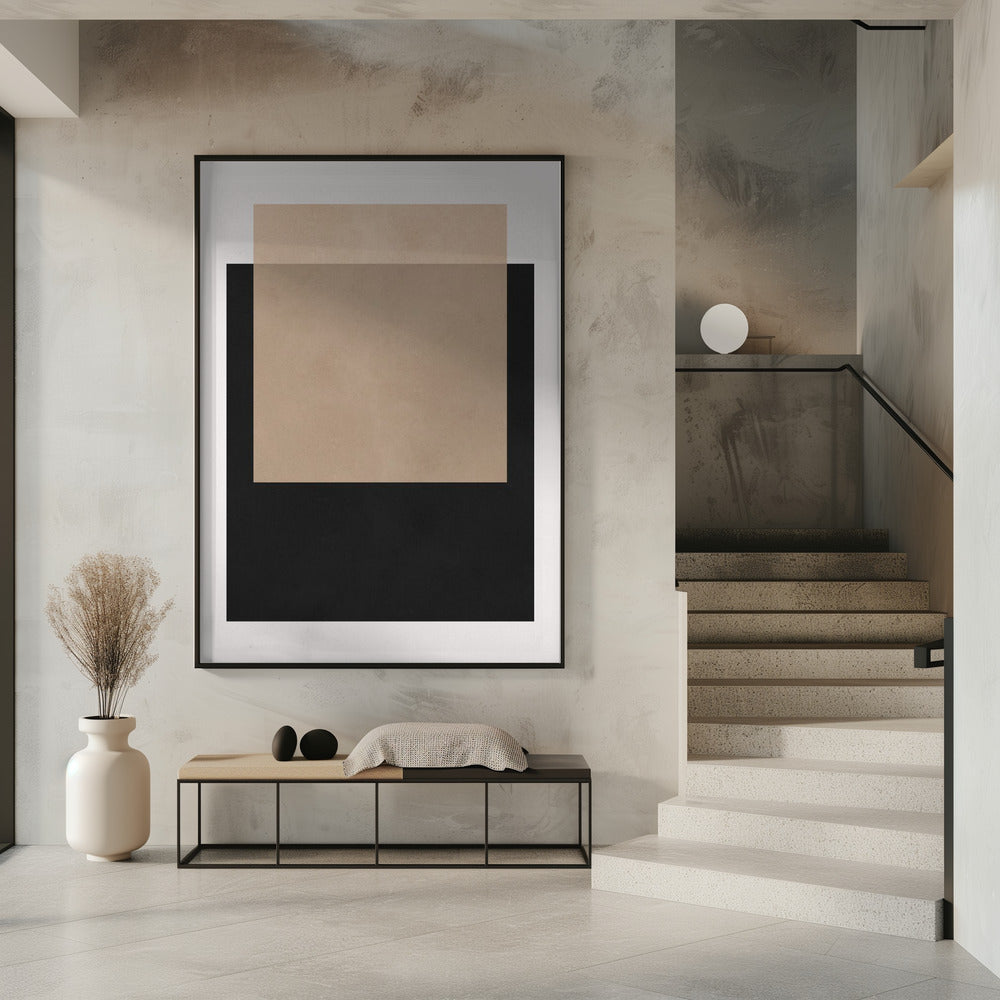 Overlapping Geometry-48"H x 36"W