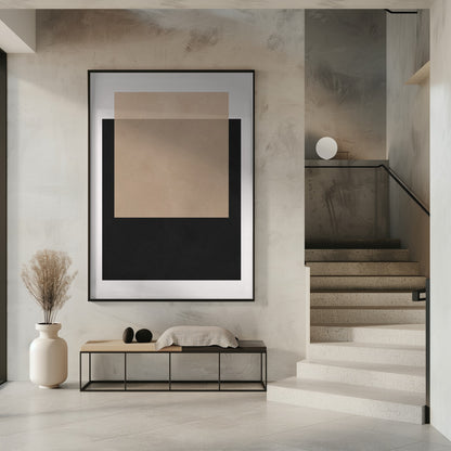 Overlapping Geometry-48"H x 36"W