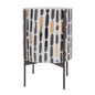 Akina Vertical Stroke Pattern Ceramic Standing Planter  *Open Box*