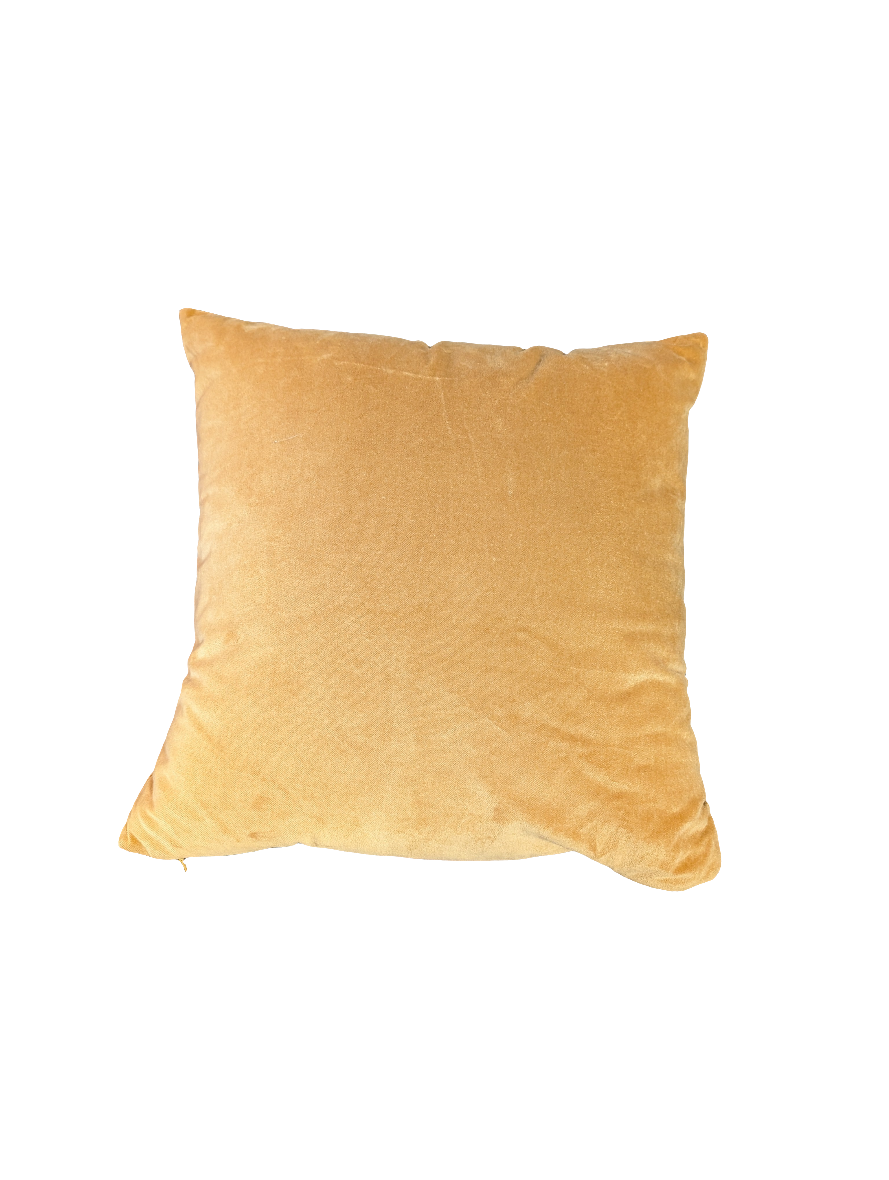 Suede Burnt Orange Pillows -OPEN BOX