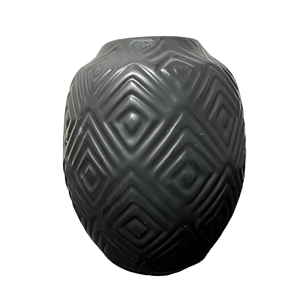 Black Ceramic Vase