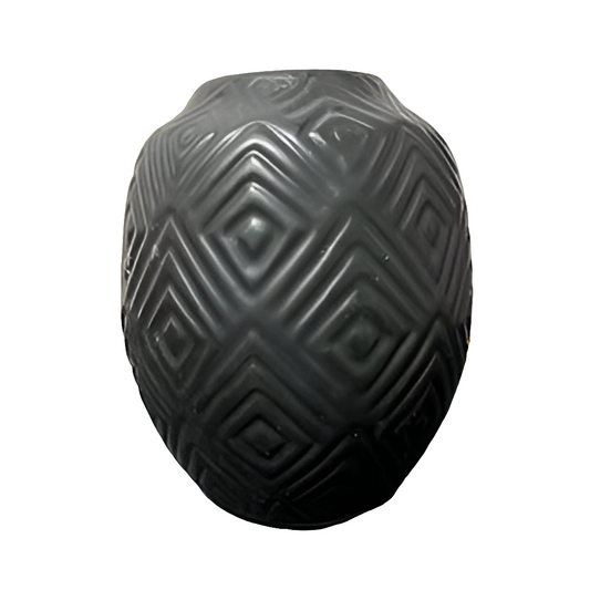 Black Ceramic Vase
