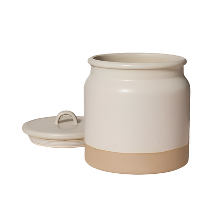 Stoneware Crock Canister-Open Box