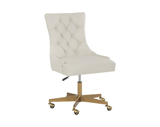 Delilah Cream Office Chair- Local Pick Up Only