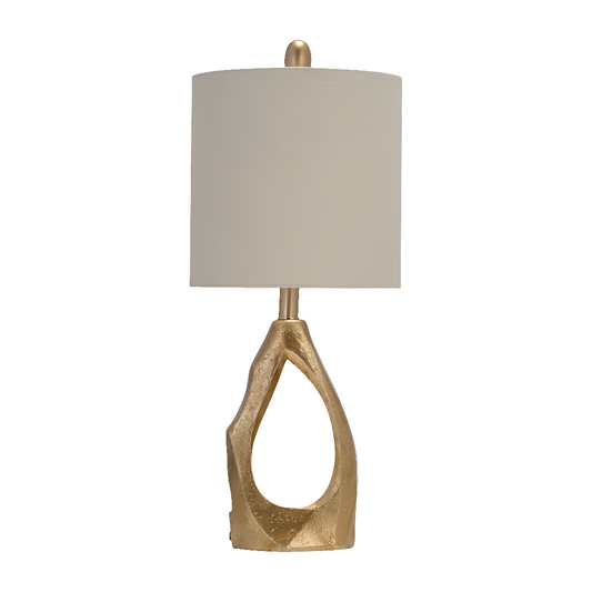 Resin Organic Gold Table Lamp