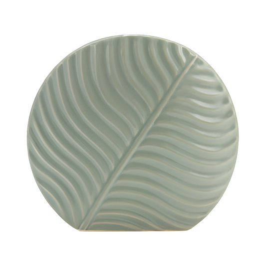 Ceramic 7" Round Botanical Vase