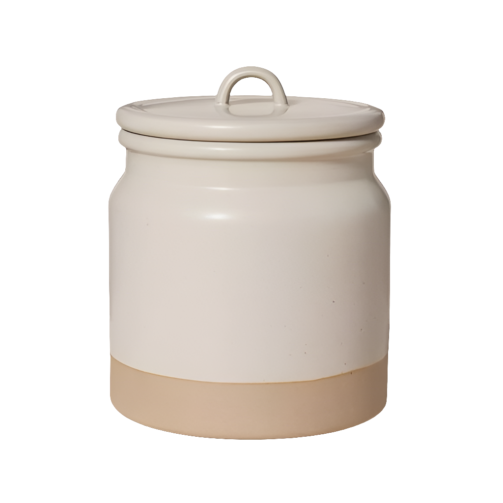 Stoneware Crock Canister-Open Box