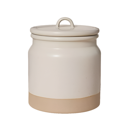 Stoneware Crock Canister-Open Box