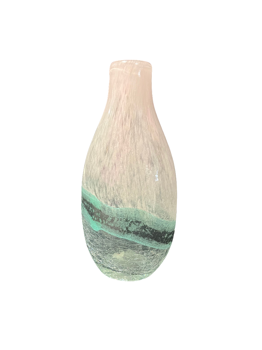 Mutli color crystal vase -8056