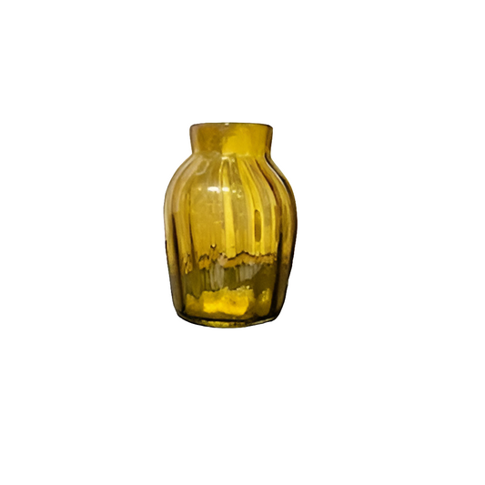 Honeybloom Amber Glass Vase