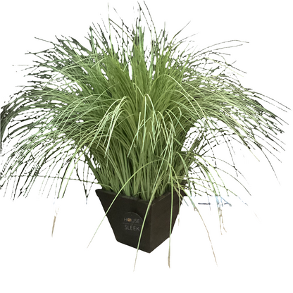 Faux Grass in Rustic Wood Planter – 29" Tall (Open Box)