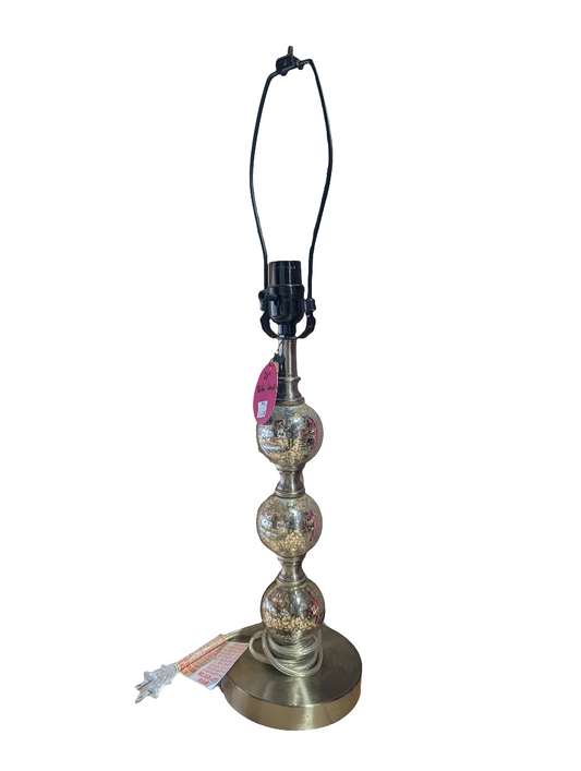 Crackled Glass Lamp- Local Pick Up Only