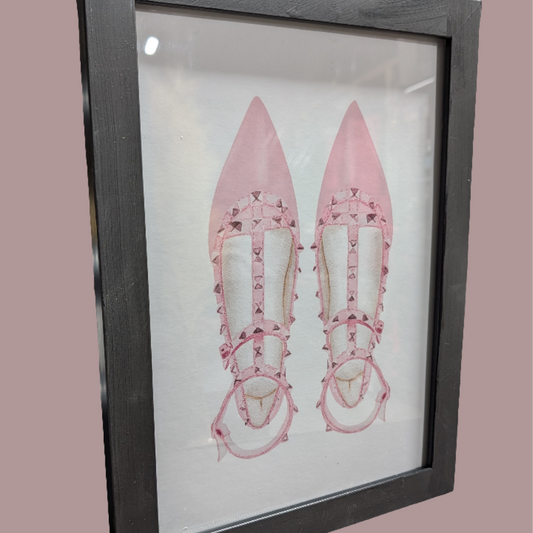 ballet slippers print