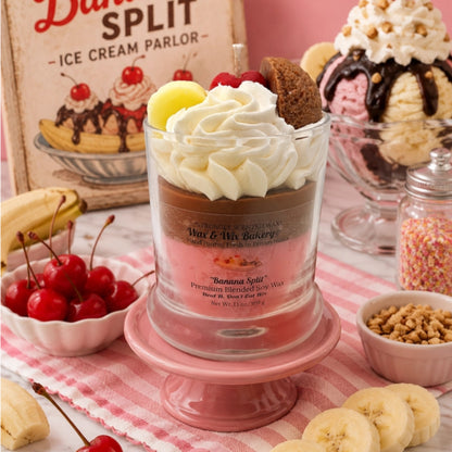 banana split soy candle