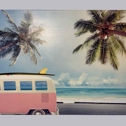 beachy van life wall art