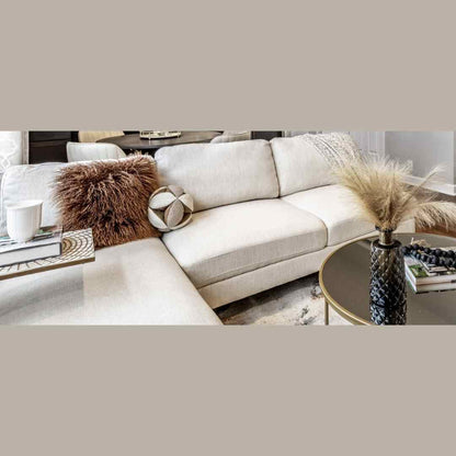 beige sectional sofa fabric