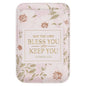 Phone Wallet Magnetic Floral Bless You And Keep You Num 6:24