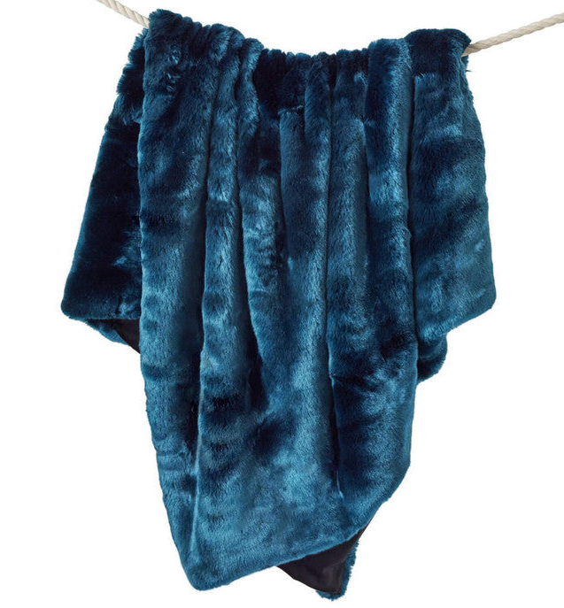 Couture Collection Faux Fur Throws 60"X72"