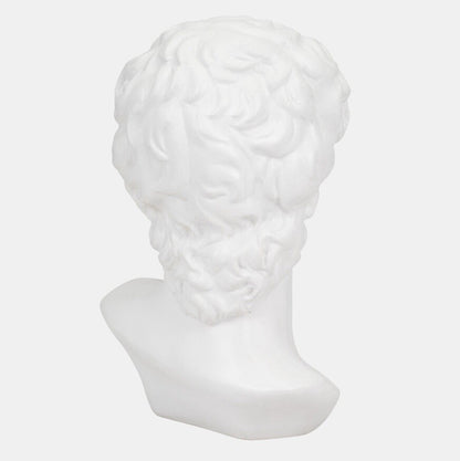 greek God head with gum in decor object