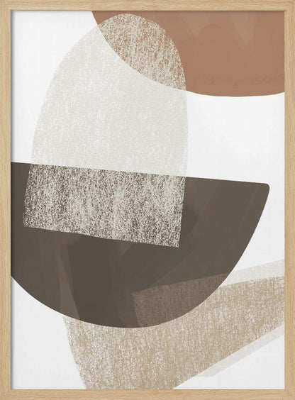 Earth Tone Geometric-48"H x 36"W