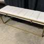 faux leather bench home furnishings