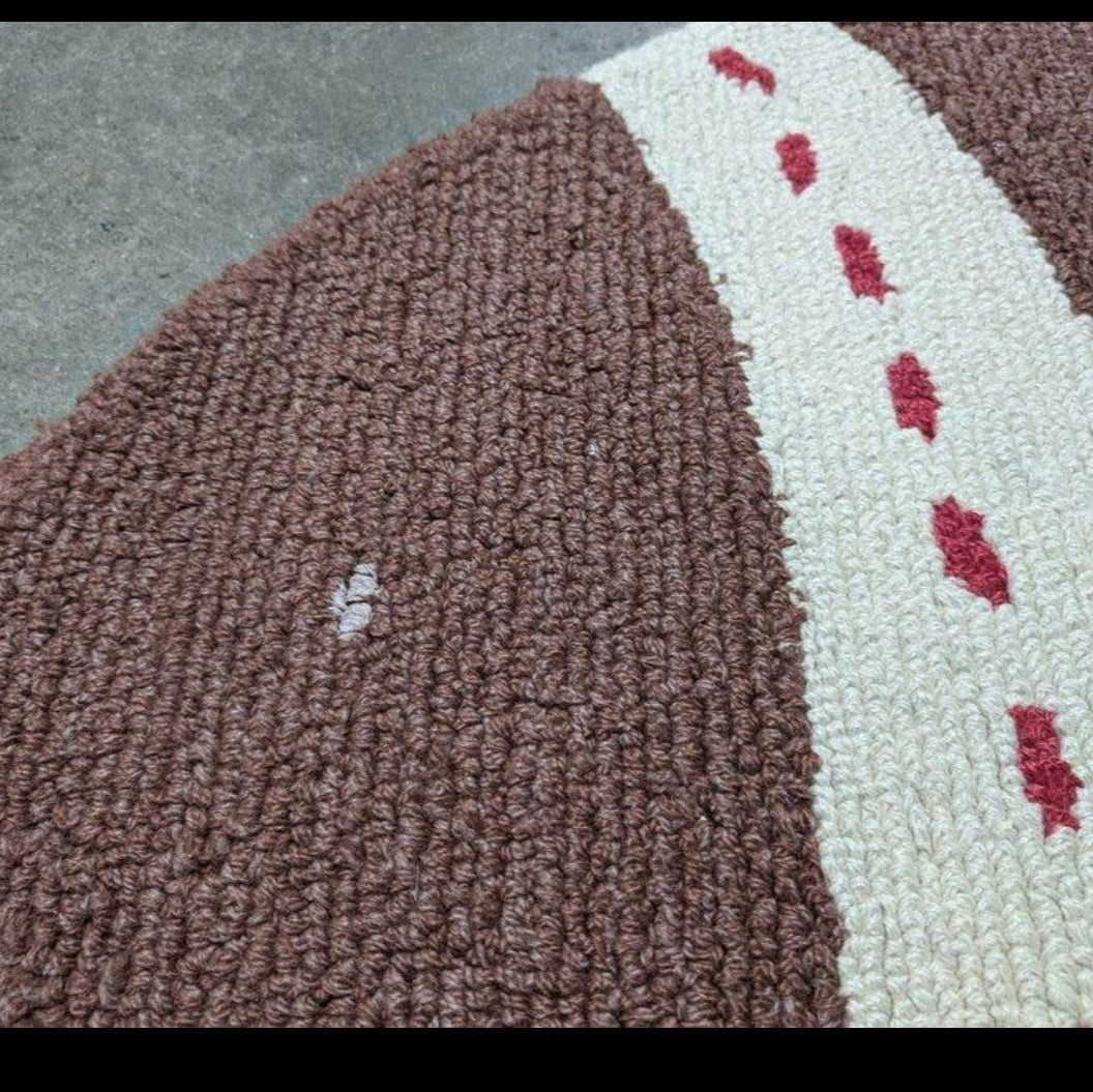 football shag rug for kids stain