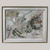 39”x31” Framed Abstract Print