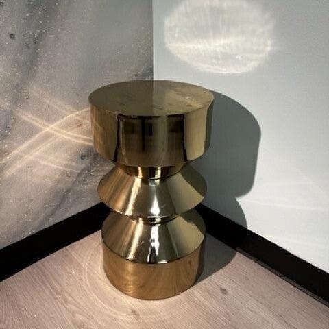 gold side table