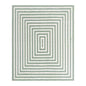 green and white sabrina soto casa area rug