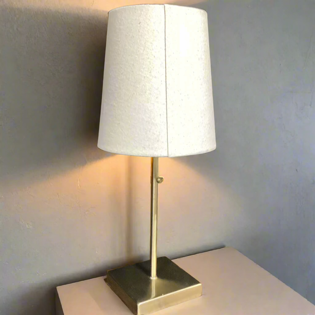 lamp with gold base