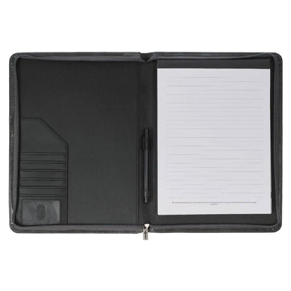 Padfolio Black Be Strong and Courageous Josh. 1:9